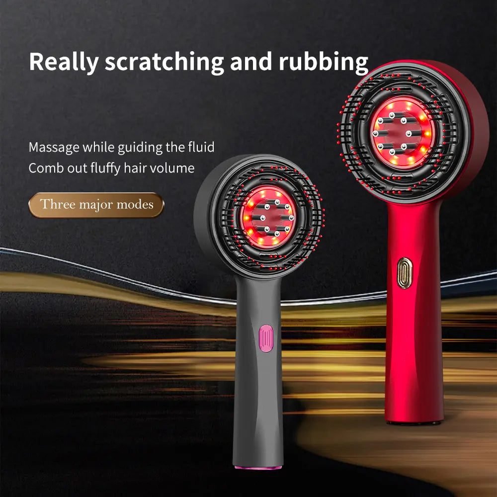 3 in 1 Scalp Massager Hair Oil Applicator,Electric Scalp Brush for Home Use,Ipx7 Waterproof Electric Head Massager Scalp Massage Comb, Rechargeable Scalp Massagers