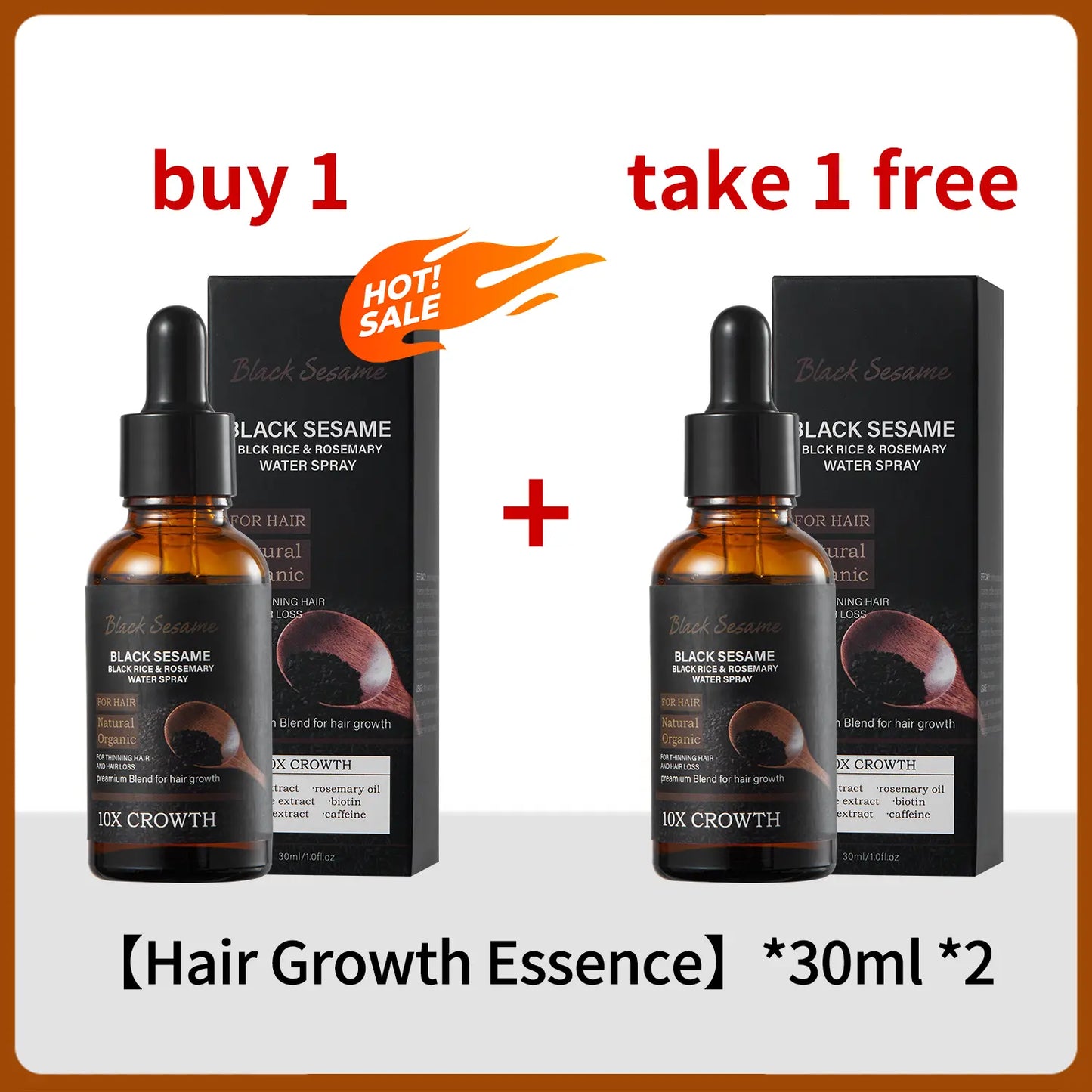 【Fda-Approved Hair Growth Essence】Rich in Natural Ingredients like Black Sesame and Rosemary, This Essence Nourishes Your Scalp and Promotes the Growth of Healthy Hair. |Hair Growth|Hair Loss|Hair Care|Hair Growth Essence|Hair Tonic