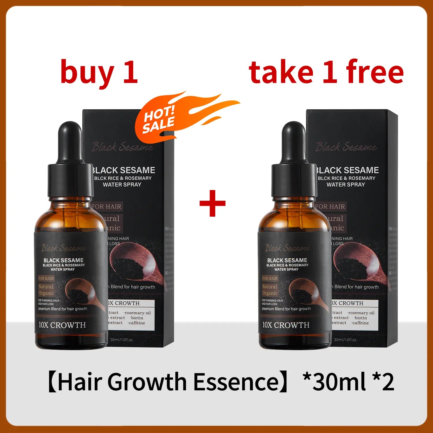 【Fda-Approved Hair Growth Essence】Rich in Natural Ingredients like Black Sesame and Rosemary, This Essence Nourishes Your Scalp and Promotes the Growth of Healthy Hair. |Hair Growth|Hair Loss|Hair Care|Hair Growth Essence|Hair Tonic