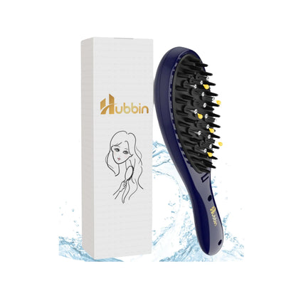 HUBBIN 3In1 Hair Oil Applicator,Scalp Massager&Detangler Brush for Hair Care,Hair Growth Products-Hair Oiling Applicator,Scalp Scrubber,Hair Brush,Scalp Exfoliator for Hair Growth and Scalp Treatment Haircare Heatless