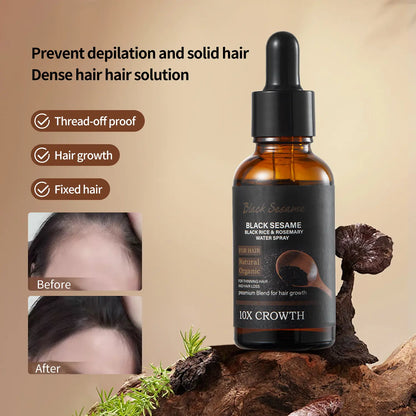 【Fda-Approved Hair Growth Essence】Rich in Natural Ingredients like Black Sesame and Rosemary, This Essence Nourishes Your Scalp and Promotes the Growth of Healthy Hair. |Hair Growth|Hair Loss|Hair Care|Hair Growth Essence|Hair Tonic