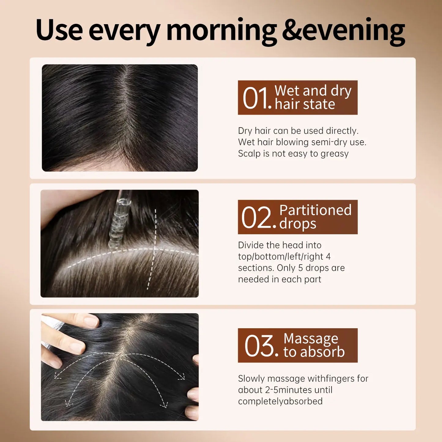 【Fda-Approved Hair Growth Essence】Rich in Natural Ingredients like Black Sesame and Rosemary, This Essence Nourishes Your Scalp and Promotes the Growth of Healthy Hair. |Hair Growth|Hair Loss|Hair Care|Hair Growth Essence|Hair Tonic